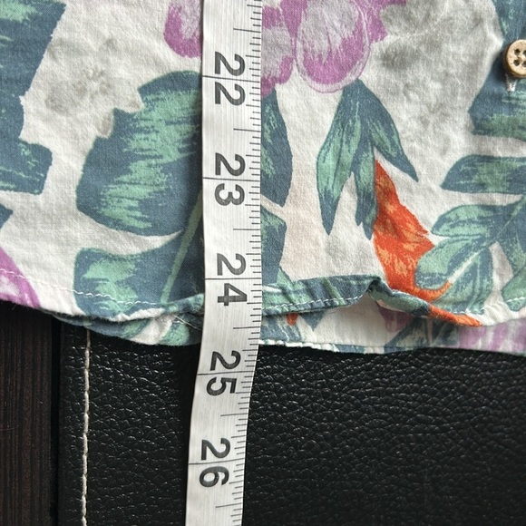 Marine Layer Venice Button Down Multi Floral Shirt Tropical Top XS - Picture 10 of 12